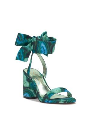 Jessica Simpson Marble Print Block Heel Sandals | Women’s Size 8.5M